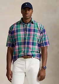 Big & Tall Plaid Oxford Shirt