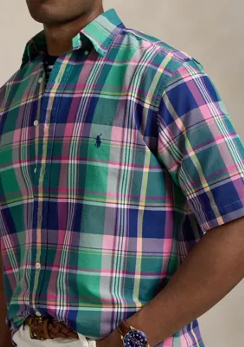 Big & Tall Plaid Oxford Shirt