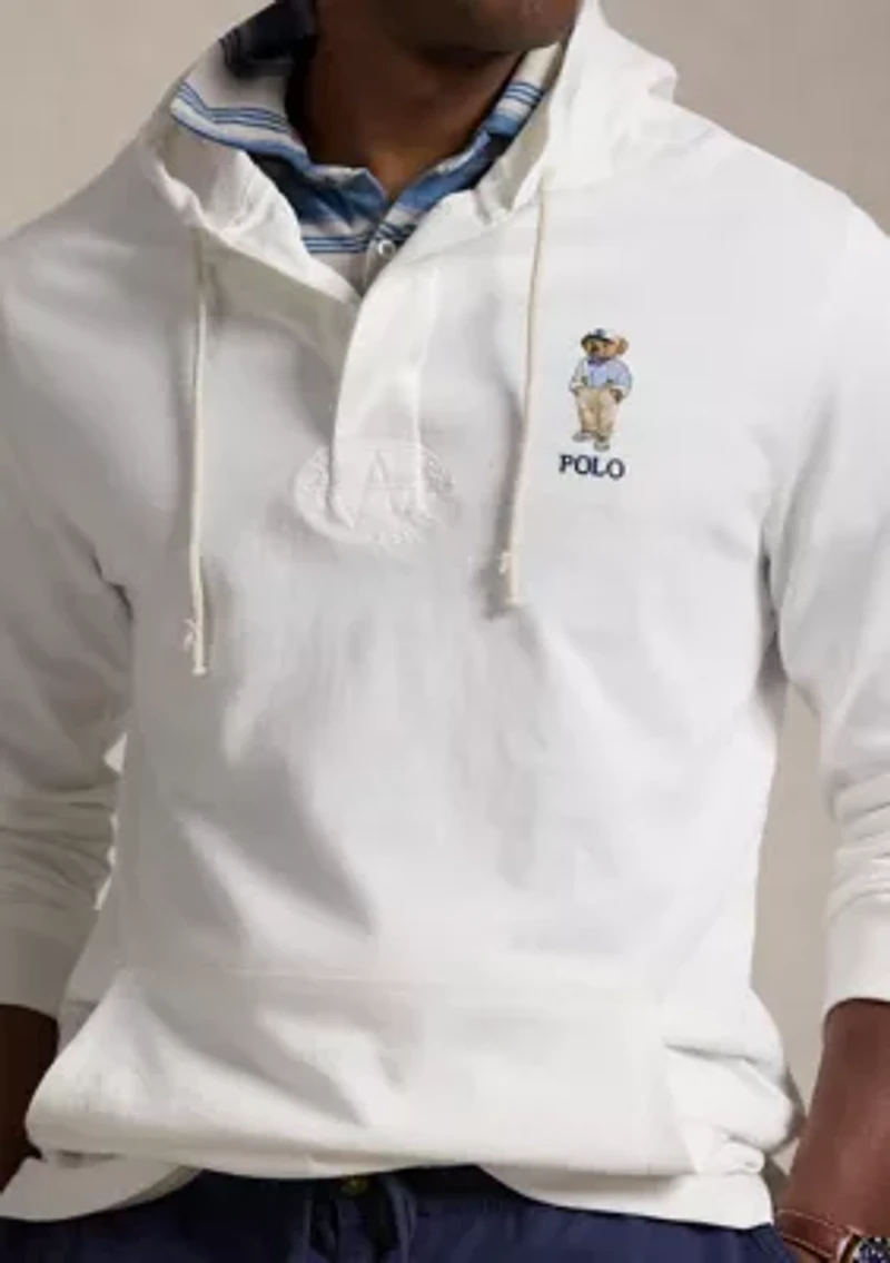 Big & Tall Polo Bear Jersey Rugby Hoodie