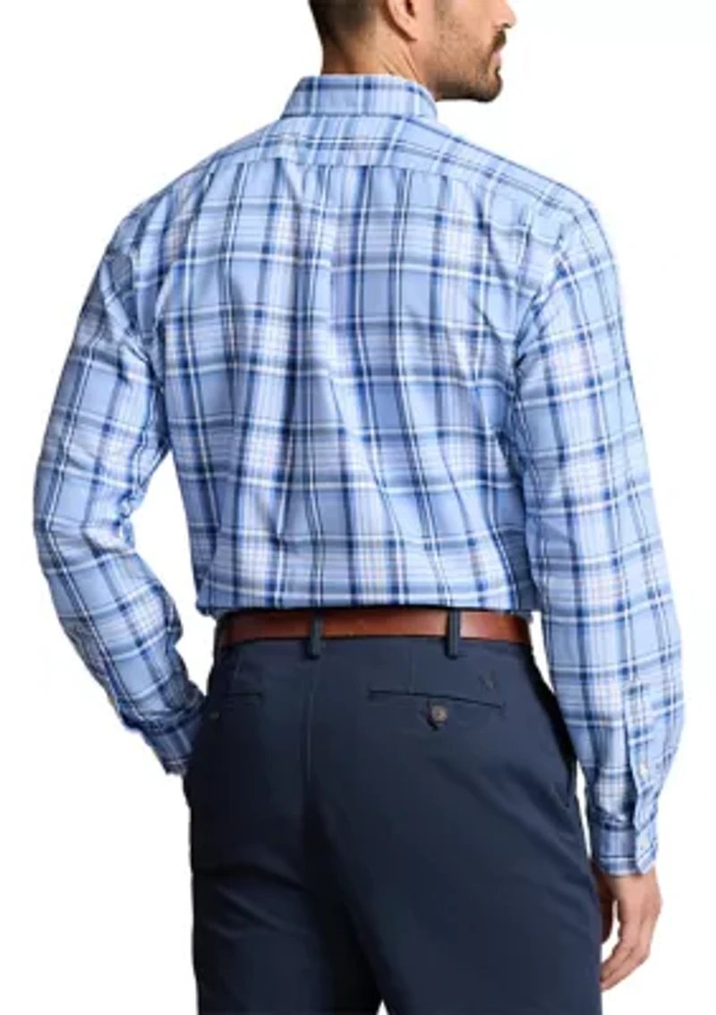 Big & Tall Plaid Oxford Shirt