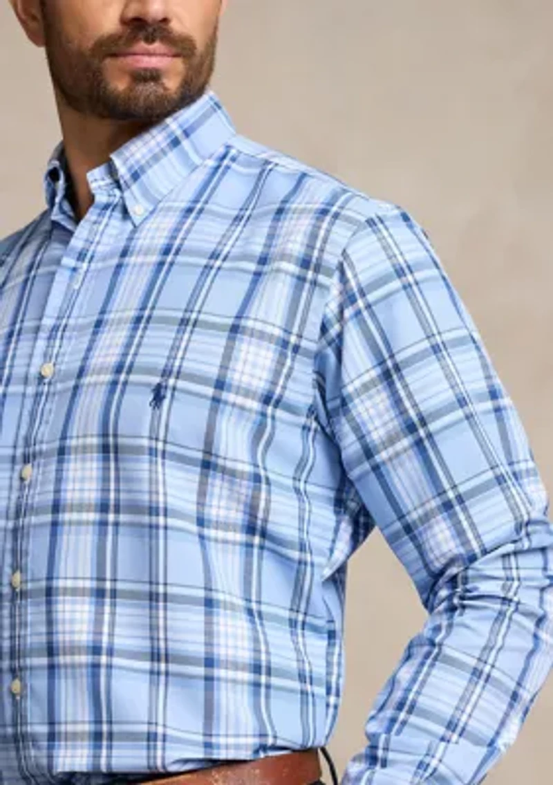 Big & Tall Plaid Oxford Shirt