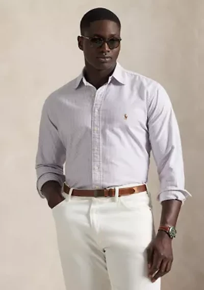 Big & Tall Striped Oxford Shirt