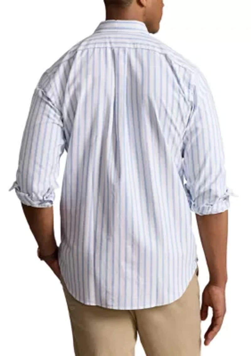 Big & Tall Striped Oxford Shirt