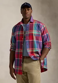 Big & Tall Striped Oxford Shirt