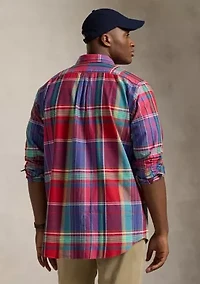 Big & Tall Striped Oxford Shirt
