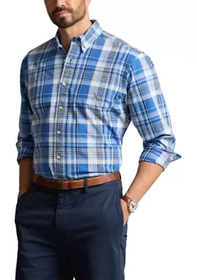 Big & Tall Plaid Oxford Shirt