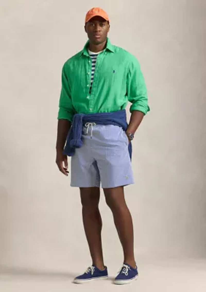 Big & Tall Printed Swim Trunks