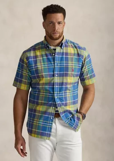 Big & Tall Plaid Oxford Shirt
