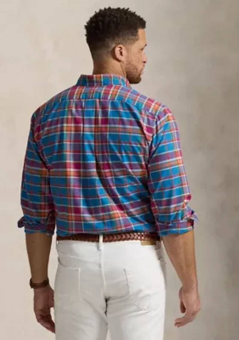 Big & Tall Plaid Oxford Shirt