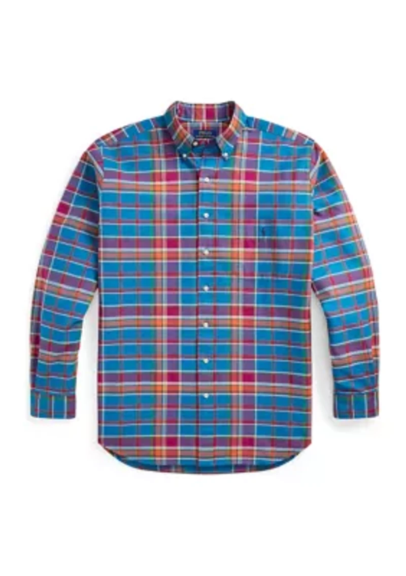 Big & Tall Plaid Oxford Shirt