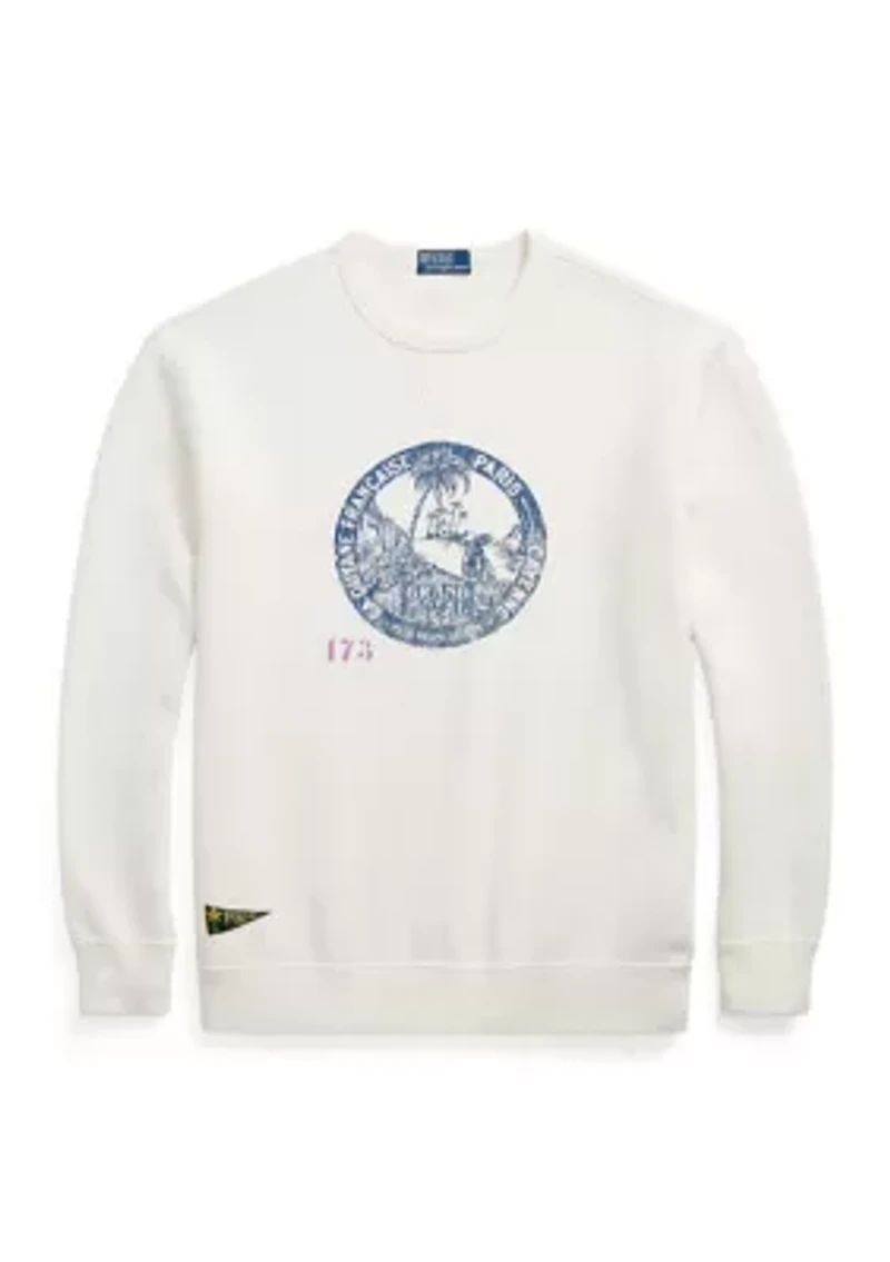 Big & Tall Print Fleece Sweatshirt