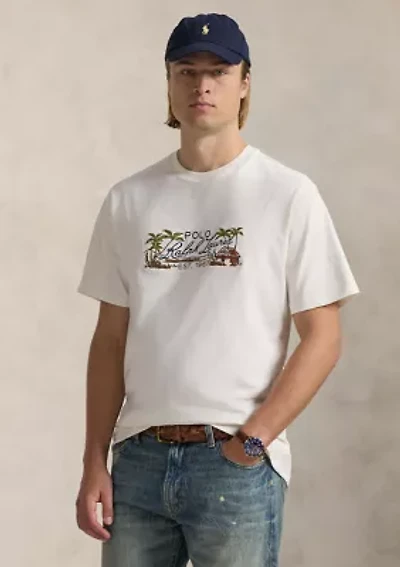 Big & Tall Embroidered Jersey T-Shirt