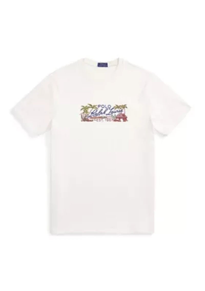 Big & Tall Embroidered Jersey T-Shirt