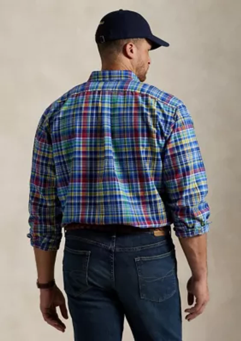 Big & Tall Plaid Oxford Shirt