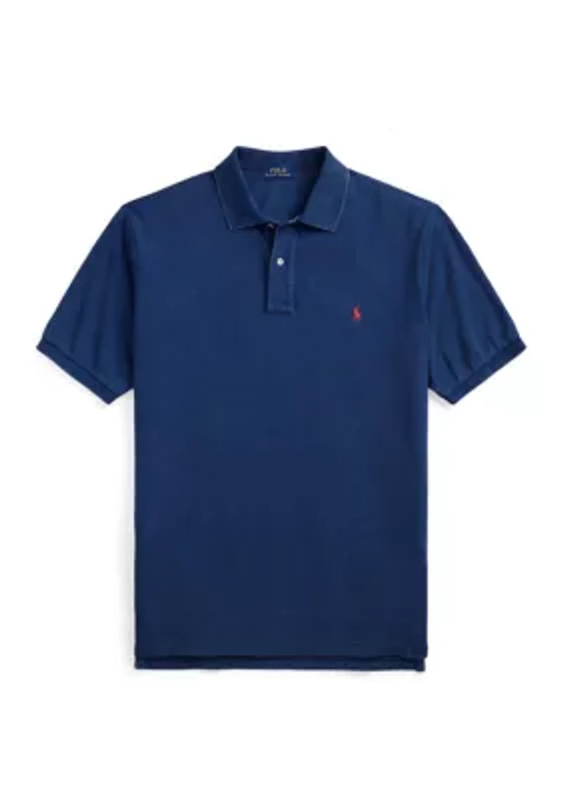 Big & Tall Indigo Mesh Polo Shirt