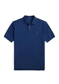 Big & Tall Indigo Mesh Polo Shirt