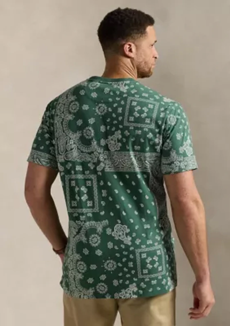 Big & Tall Bandanna-Print Jersey T-Shirt