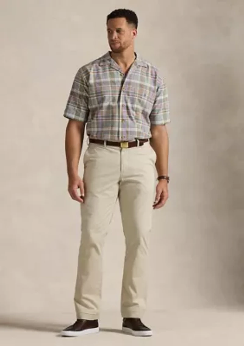 Big & Tall Plaid Oxford Camp Shirt