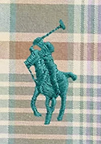 Big & Tall Plaid Oxford Camp Shirt
