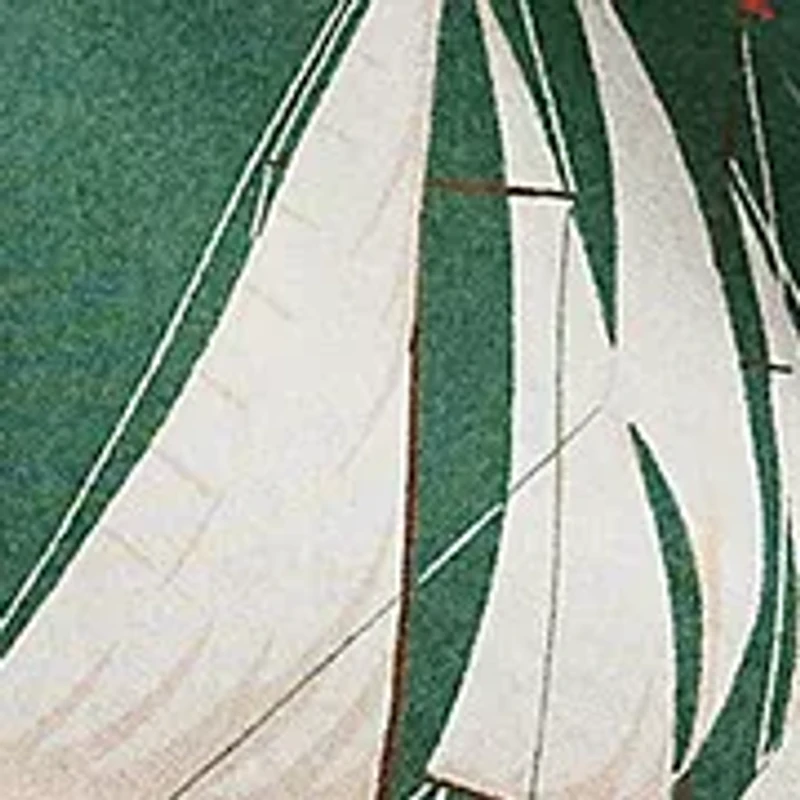 Big & Tall Sailboat-Print Oxford Camp Shirt