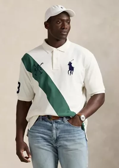 Big & Tall Pony Mesh Polo Shirt