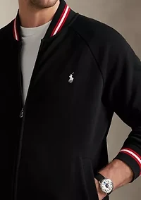 Big & Tall Double-Knit Mesh Bomber Jacket