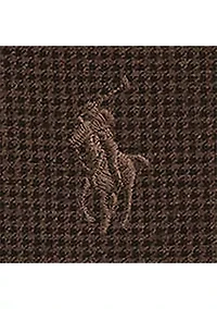 Big & Tall Houndstooth Luxury Jersey Pullover