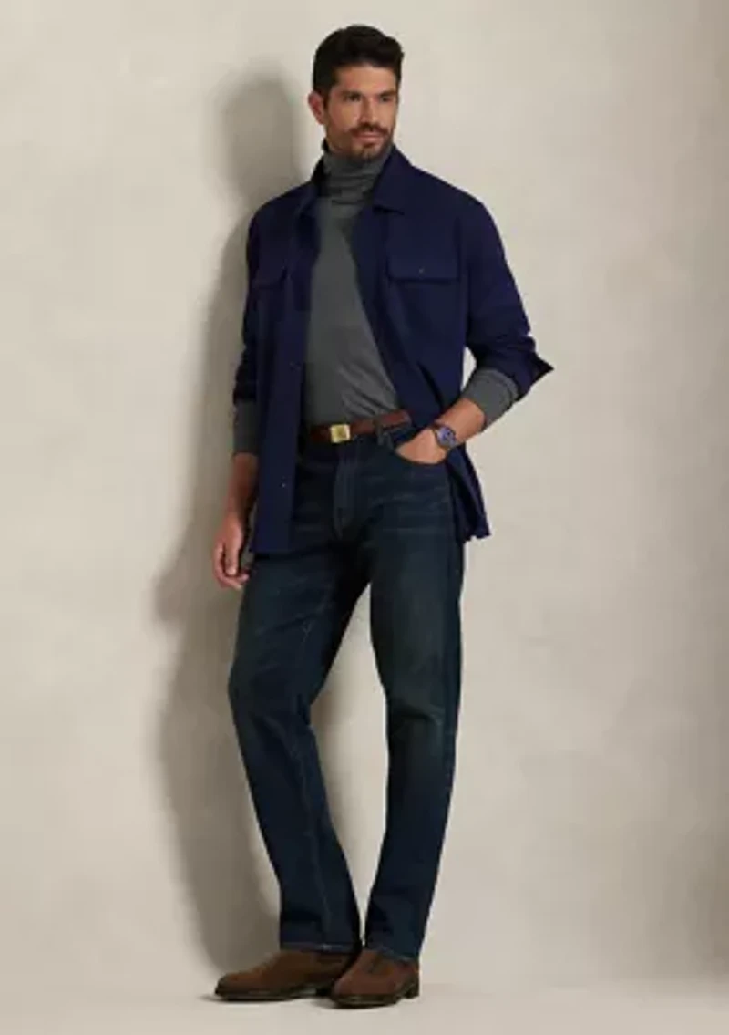 Big & Tall Double-Knit Camp Shirt