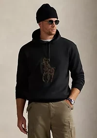 Big & Tall Camo Pony Double-Knit Hoodie