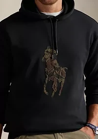 Big & Tall Camo Pony Double-Knit Hoodie