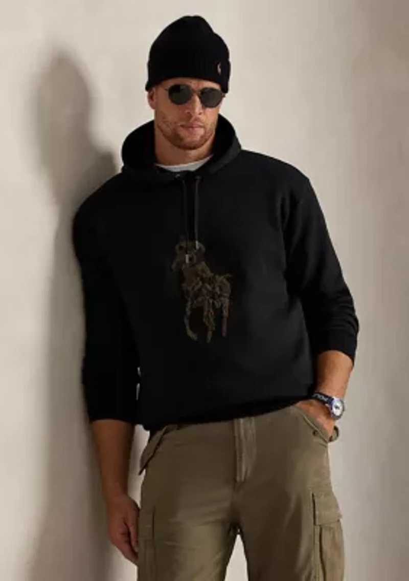 Big & Tall Camo Pony Double-Knit Hoodie