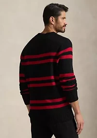 Big & Tall Striped Wool Sweater