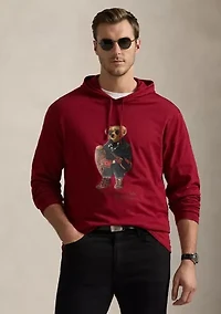 Big & Tall Polo Bear Jersey Hooded T-Shirt