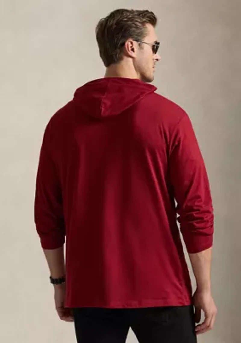 Big & Tall Polo Bear Jersey Hooded T-Shirt