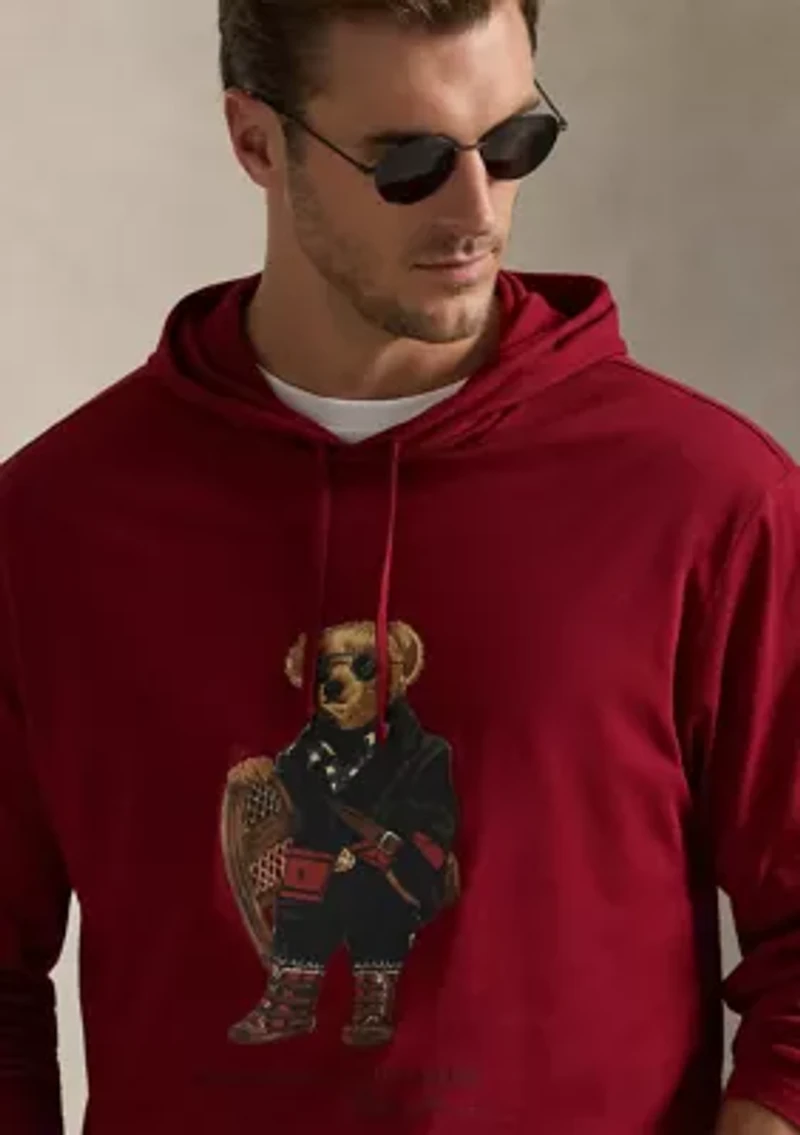 Big & Tall Polo Bear Jersey Hooded T-Shirt