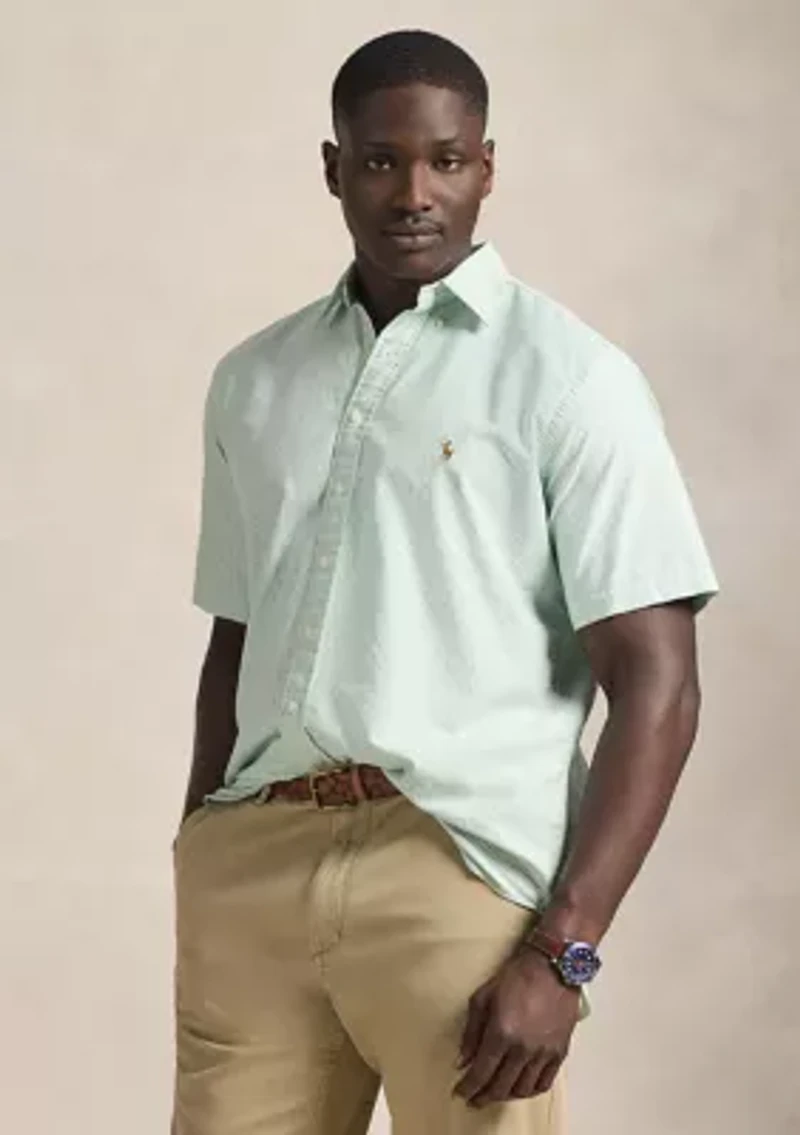 Big & Tall Striped Oxford Shirt