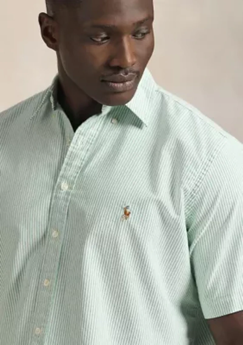 Big & Tall Striped Oxford Shirt