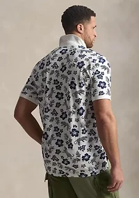 Big & Tall Tropical Mesh Polo Shirt