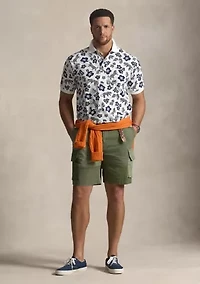Big & Tall Tropical Mesh Polo Shirt