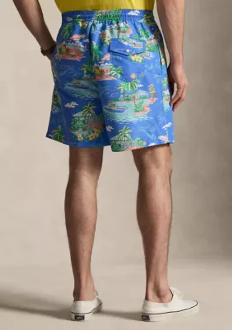 Big & Tall Traveler Classic Polo Bear Swim Trunk