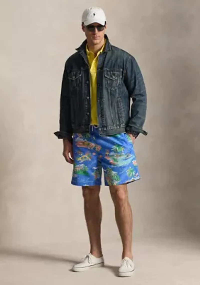 Big & Tall Traveler Classic Polo Bear Swim Trunk