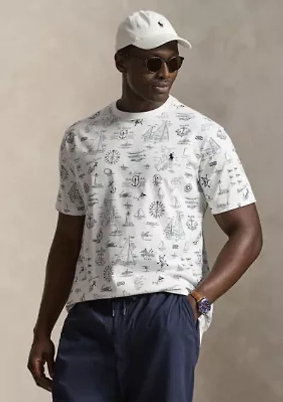 Big & Tall Nautical-Print Jersey T-Shirt