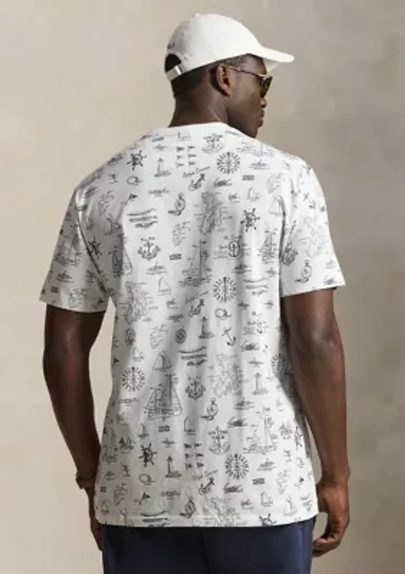 Big & Tall Nautical-Print Jersey T-Shirt