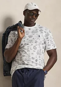 Big & Tall Nautical-Print Jersey T-Shirt