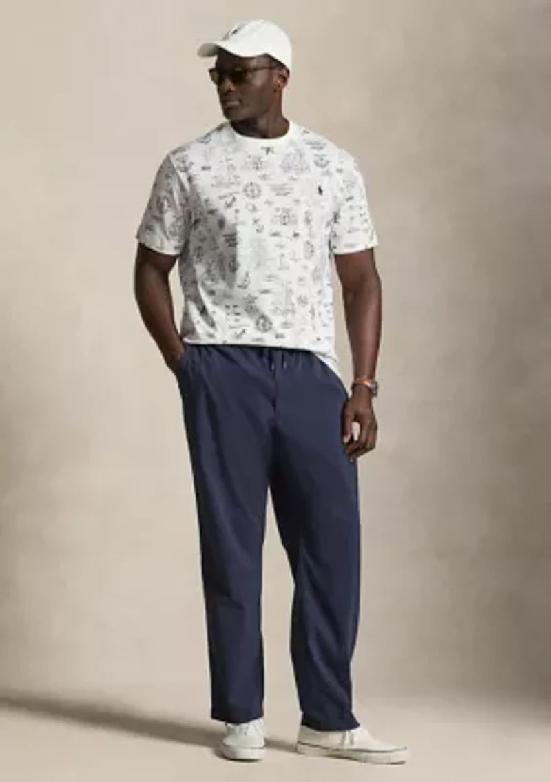 Big & Tall Nautical-Print Jersey T-Shirt