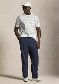 Big & Tall Nautical-Print Jersey T-Shirt