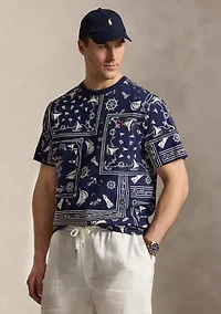 Big & Tall Bandana Jersey T-Shirt