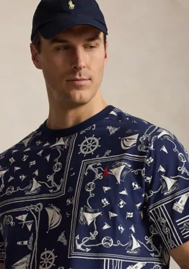 Big & Tall Bandana Jersey T-Shirt