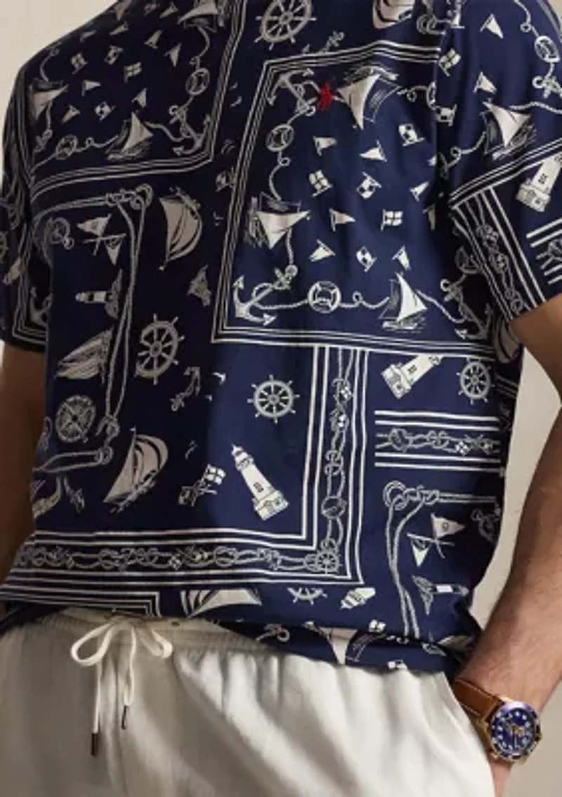 Big & Tall Bandana Jersey T-Shirt