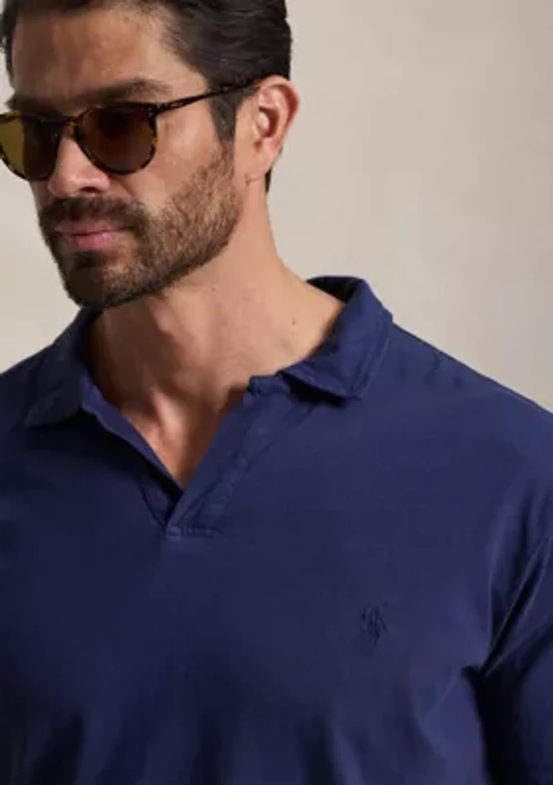 Big & Tall Cotton-Linen Polo Shirt